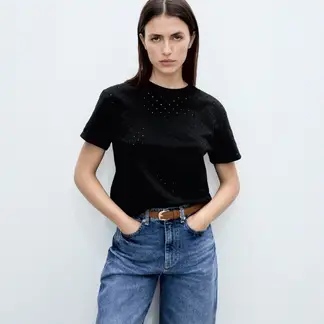 MANGO - Polo 100% Algodón Mujer