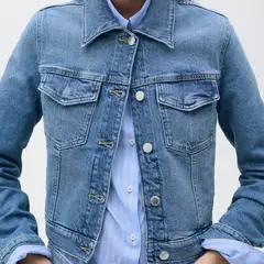 MANGO - Casaca De Jean Mujer