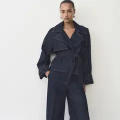 MANGO - Casaca De Jean Mujer