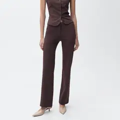 MANGO - Pantalón Straight Mujer