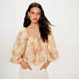 MANGO - Blusa Casual Mujer