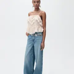 MANGO - Jean Baggy Mujer