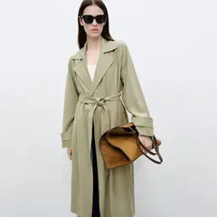 MANGO - Trench Largo Mujer