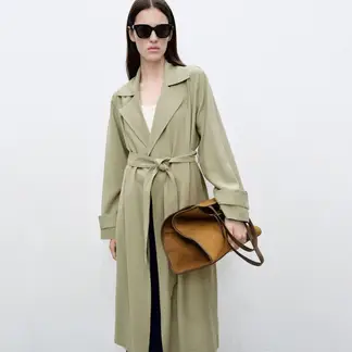 MANGO - Trench Largo Mujer
