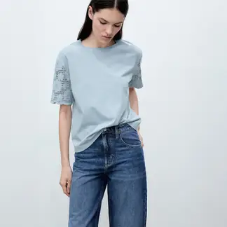 MANGO - Polo 100% Algodón Mujer