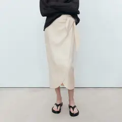 MANGO - Falda Larga Mujer