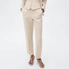 MANGO - Pantalón Recto Mujer