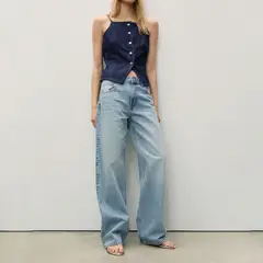 MANGO - Jean Baggy Mujer