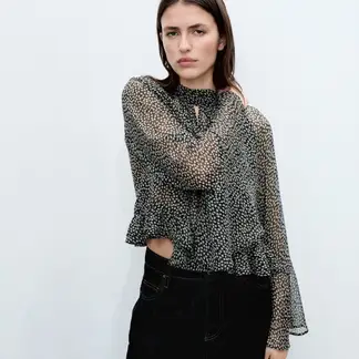 MANGO - Blusa Casual Mujer