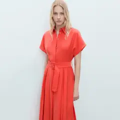 MANGO - Vestido Largo Mujer