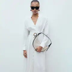 MANGO - Vestido Largo Mujer