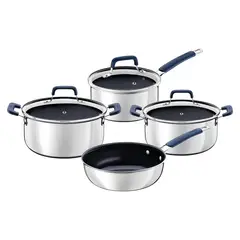 TRAMONTINA - Juego De Ollas Romagna 4pz Blackstone