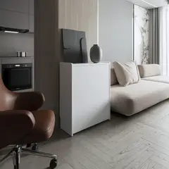 TUHOME - Escritorio Plegable L101 Blanco