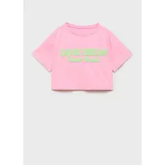 MANGO KIDS - Polo Niña Manga Corta Algodón