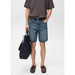 MANGO - Short Jean Regular Fit Casual Man