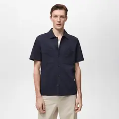 MANGO - Camisa Algodón Casual Man