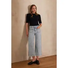 MAISON 123 - Jean Culotte Tiro Alto Mujer Maison 123.