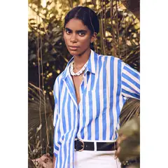 MAISON 123 - Blusa 100% Algodón Mujer