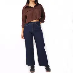 KAYRA POBLET - Jean Mujer Straight Comfy Cropp In