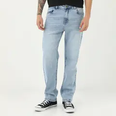 AMERICAN ABBEY - Jean Straight Algodón Casual Hombre American A