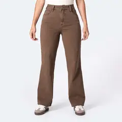 PIONIER - Pantalón Straight Algodón Mujer