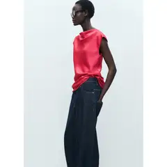 MANGO - Blusa Casual Mujer