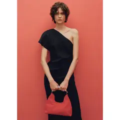 MANGO - Vestido Largo De Lino Mujer