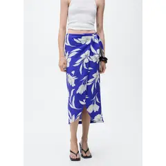 MANGO - Falda Larga Casual Mujer