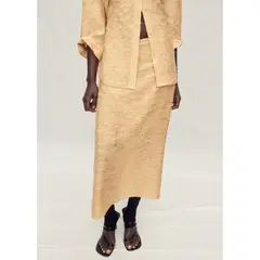 MANGO - Falda Larga Casual Mujer