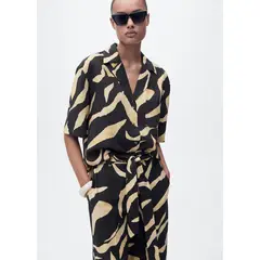 MANGO - Pantalón Recto Mujer