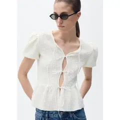 MANGO - Blusa Casual Mujer