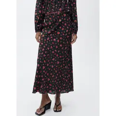 MANGO - Falda Larga Casual Mujer