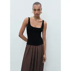 MANGO - Vestido Largo Casual Mujer