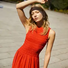 MANGO - Vestido Largo Casual Mujer