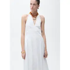 MANGO - Vestido Largo Casual Mujer