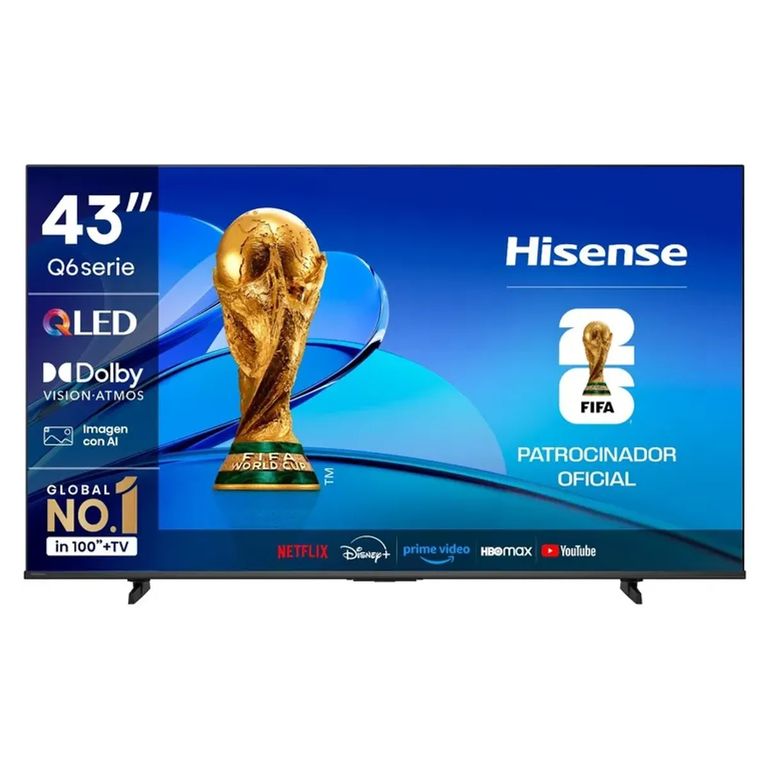 Televisor 43" QLED 4K 43Q6Qv Smart Tv