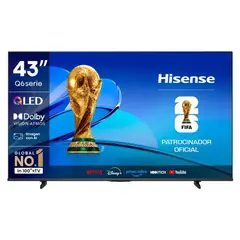 HISENSE - Televisor 43" QLED 4K 43Q6Qv Smart Tv
