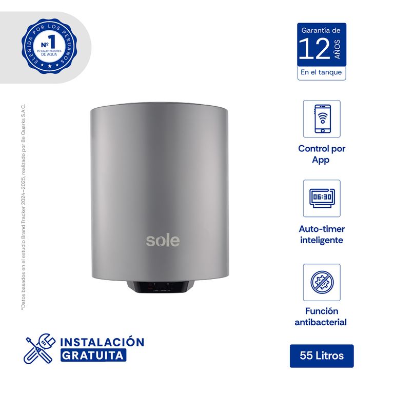 Terma Eléctrica Genius Wifi 55 Lt