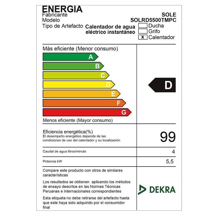 Rapiducha High Pro 5500w