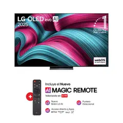 LG - Televisor 83" OLED Evo 4K THINQ Ai OLED83C5Psa Smart Tv (2025)