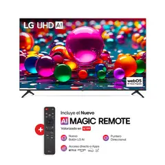 LG - Televisor 86" UHD 4K THINQ AI 86UA8050PSA SMART TV