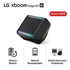 LG - Parlante Bluetooth XBOOM Stage 301 120W Ipx4 (2025)