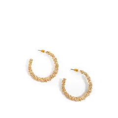 AMPHORA - Aretes Argolla Dorado