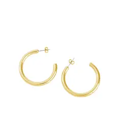 AMPHORA - Aretes Argolla Dorado