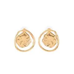 AMPHORA - Aretes Wave Dorado