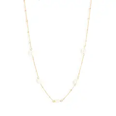 AMPHORA - Collar Perlina Dorado