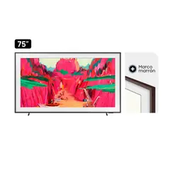 SAMSUNG - Televisor 75" The Frame Pro Ls03Fw Vision Ai Smart Tv (2025) + Marco Marron