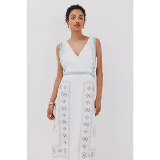 CORTEFIEL - Vestido Largo Casual Mujer