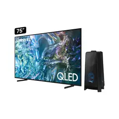 SAMSUNG - Televisor 75'' Qled 4k Q60d Tizen Os Smart Tv (2024) + Soundtower T50