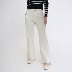 AMERICAN ABBEY - Pantalon Flare Color